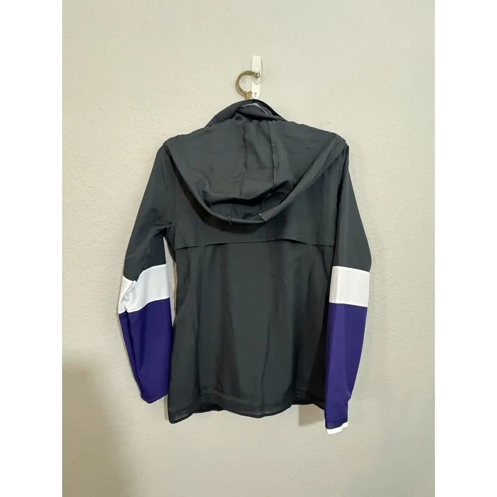 Nike TCU Horned Frogs Full Zip Mens S Pullover‎ Gray Dri Fit